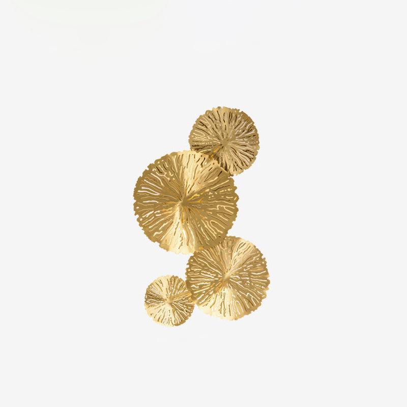 Rylso Wall Lamp Lotus Leaf Brass-Neutral Decor
