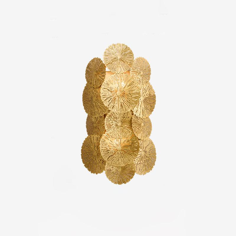 Rylso Wall Lamp Lotus Leaf Brass-Neutral Decor