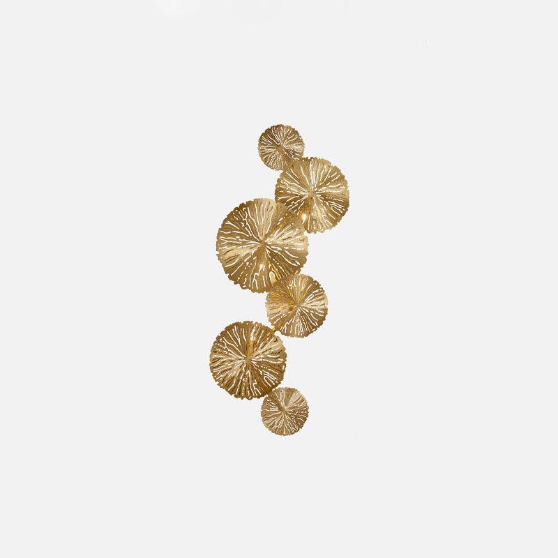 Rylso Wall Lamp Lotus Leaf Brass-Neutral Decor