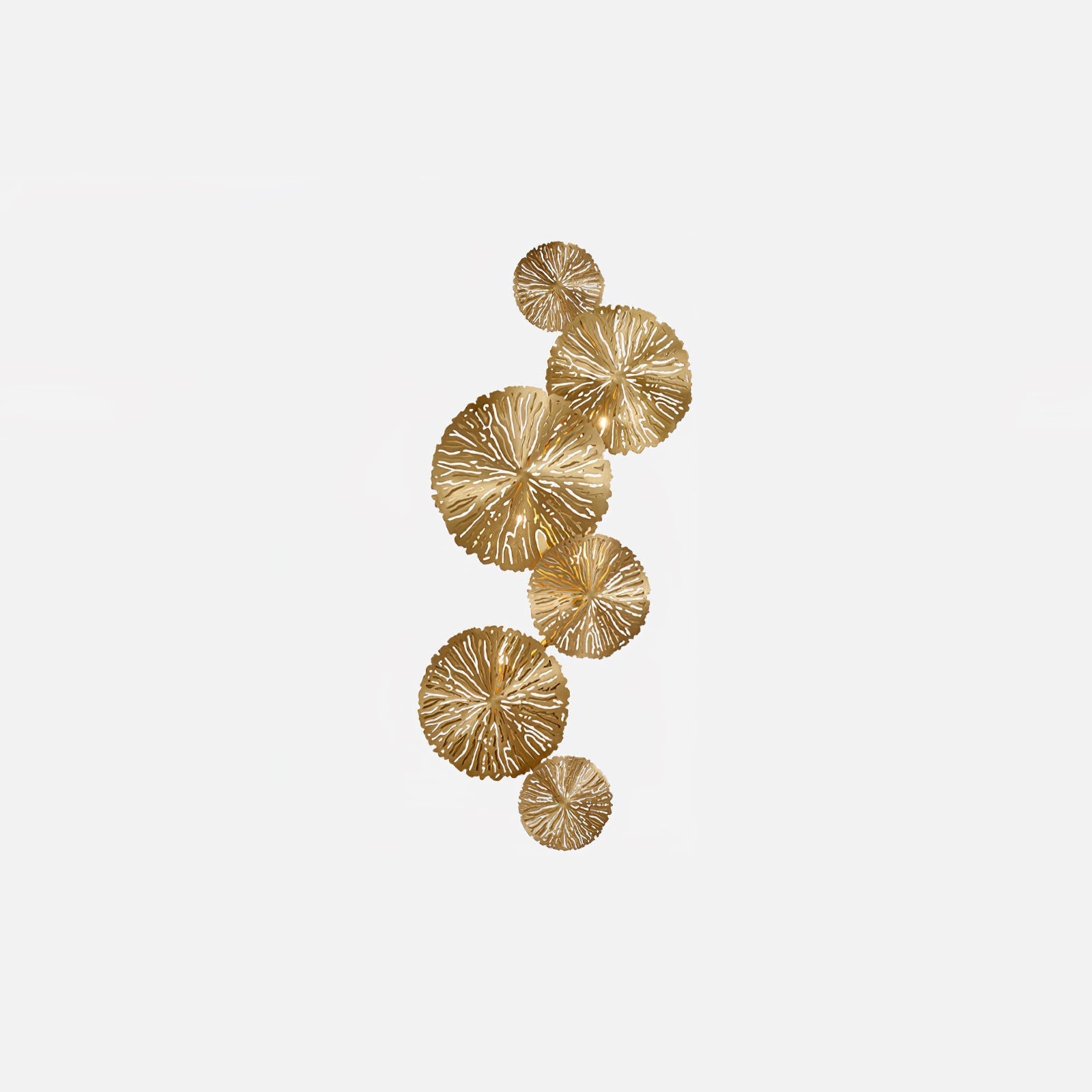 Rylso Wall Lamp Lotus Leaf Brass-Neutral Decor