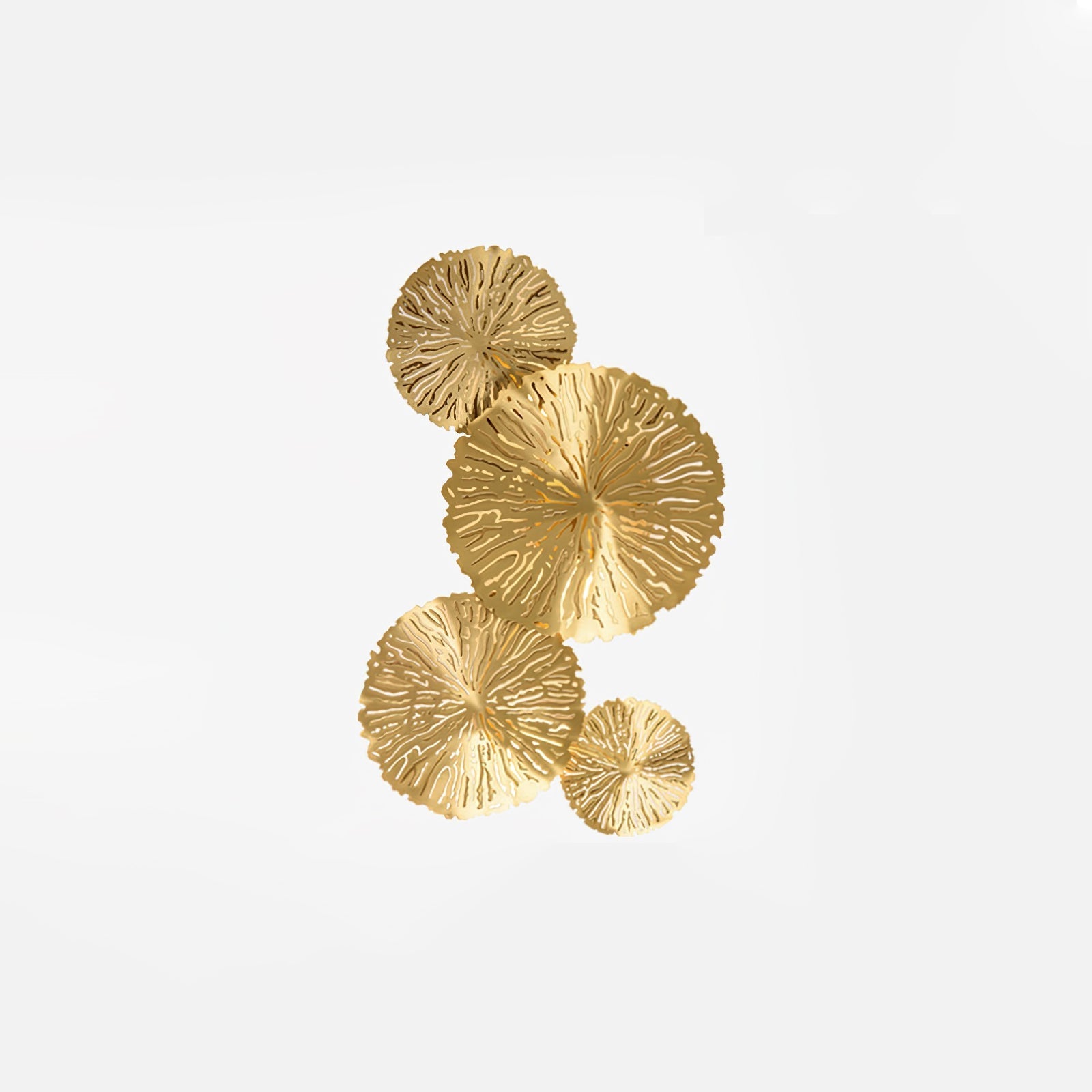 Rylso Wall Lamp Lotus Leaf Brass-Neutral Decor