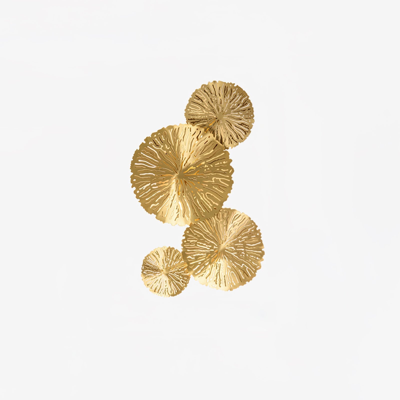 Rylso Wall Lamp Lotus Leaf Brass-Neutral Decor