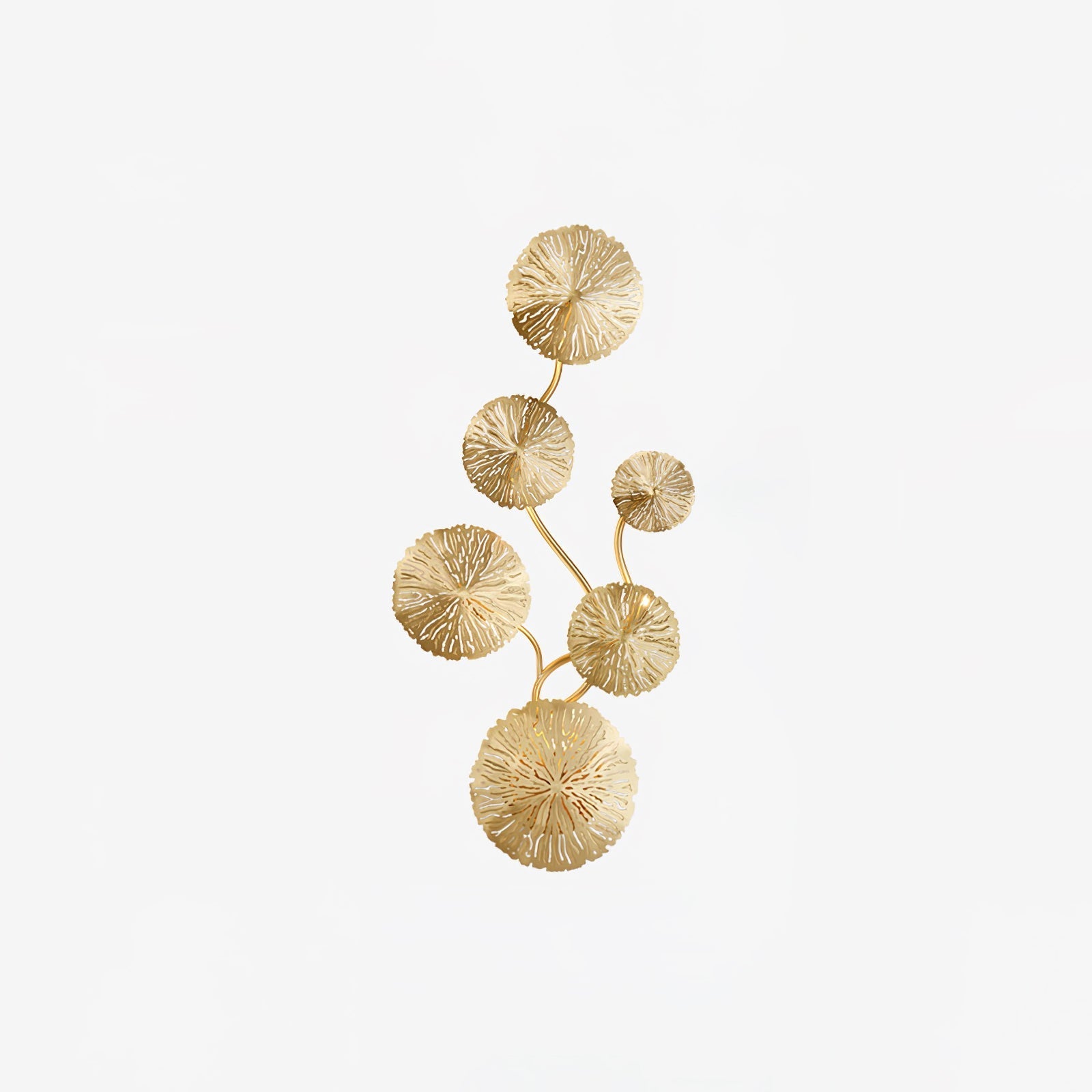 Rylso Wall Lamp Lotus Leaf Brass-Neutral Decor