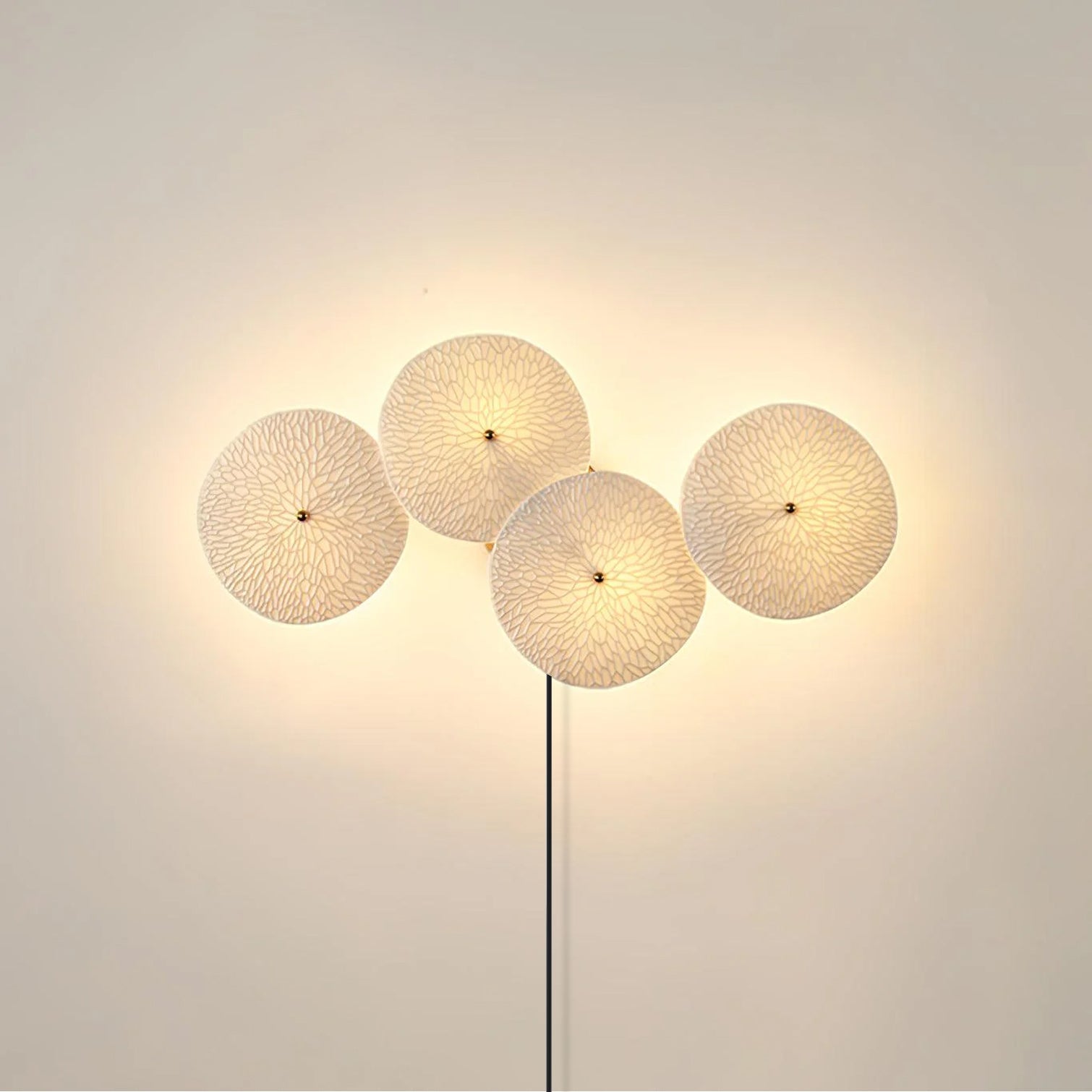Lotus Petal Plug-in Wall Lamp-Neutral Decor