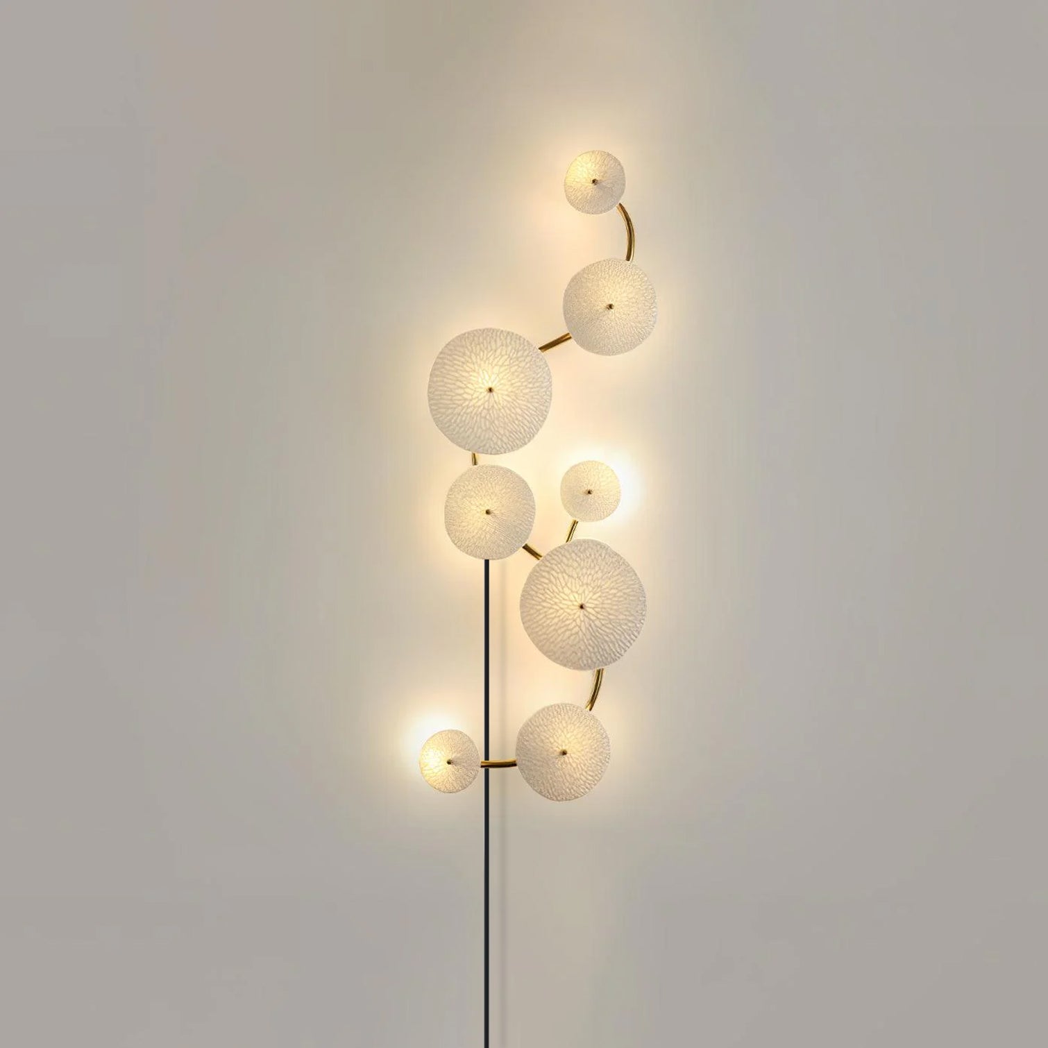 Lotus Petal Plug-in Wall Lamp-Neutral Decor