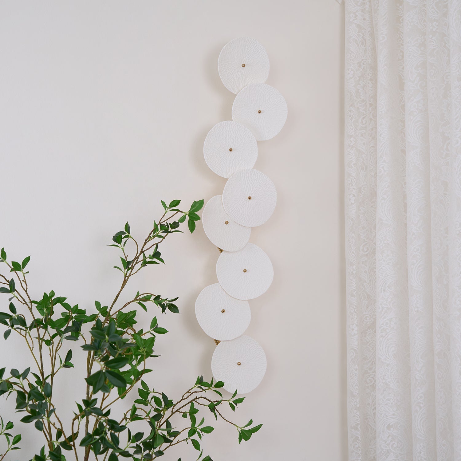 Jesse Elegance Nordic Art Petal Wall Lamp-Neutral Decor