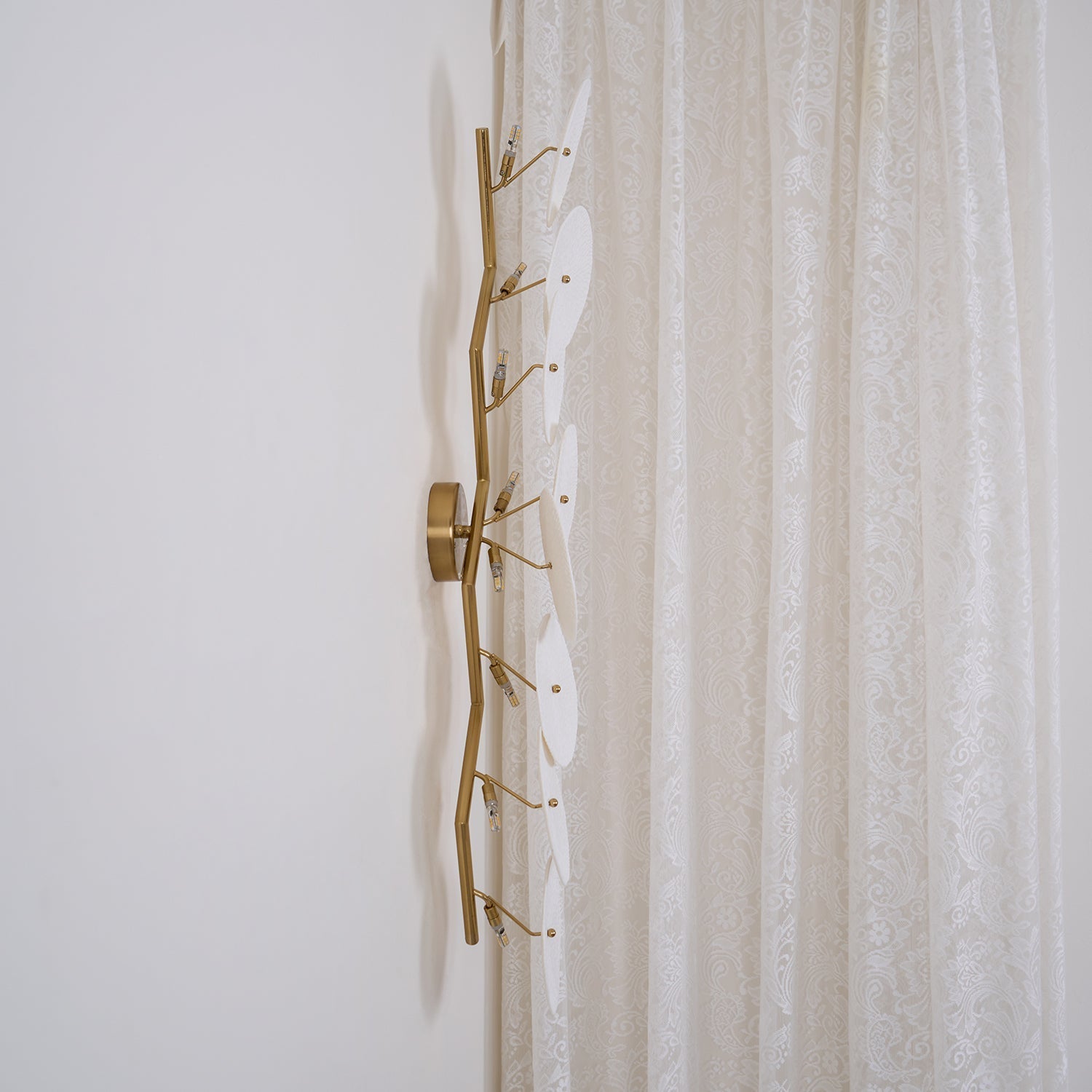 Jesse Elegance Nordic Art Petal Wall Lamp-Neutral Decor