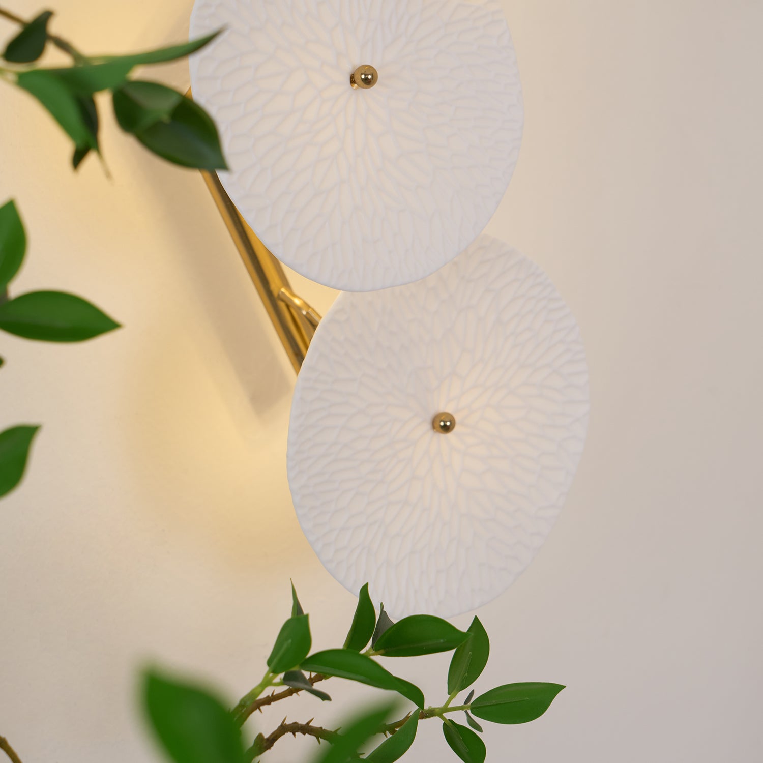 Jesse Elegance Nordic Art Petal Wall Lamp-Neutral Decor