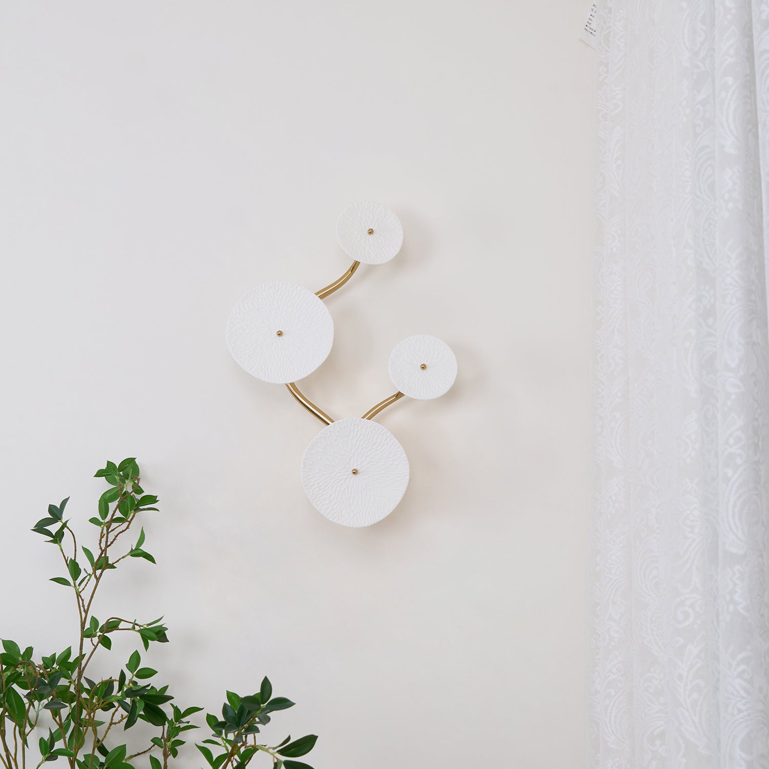 Jesse Elegance Nordic Art Petal Wall Lamp-Neutral Decor