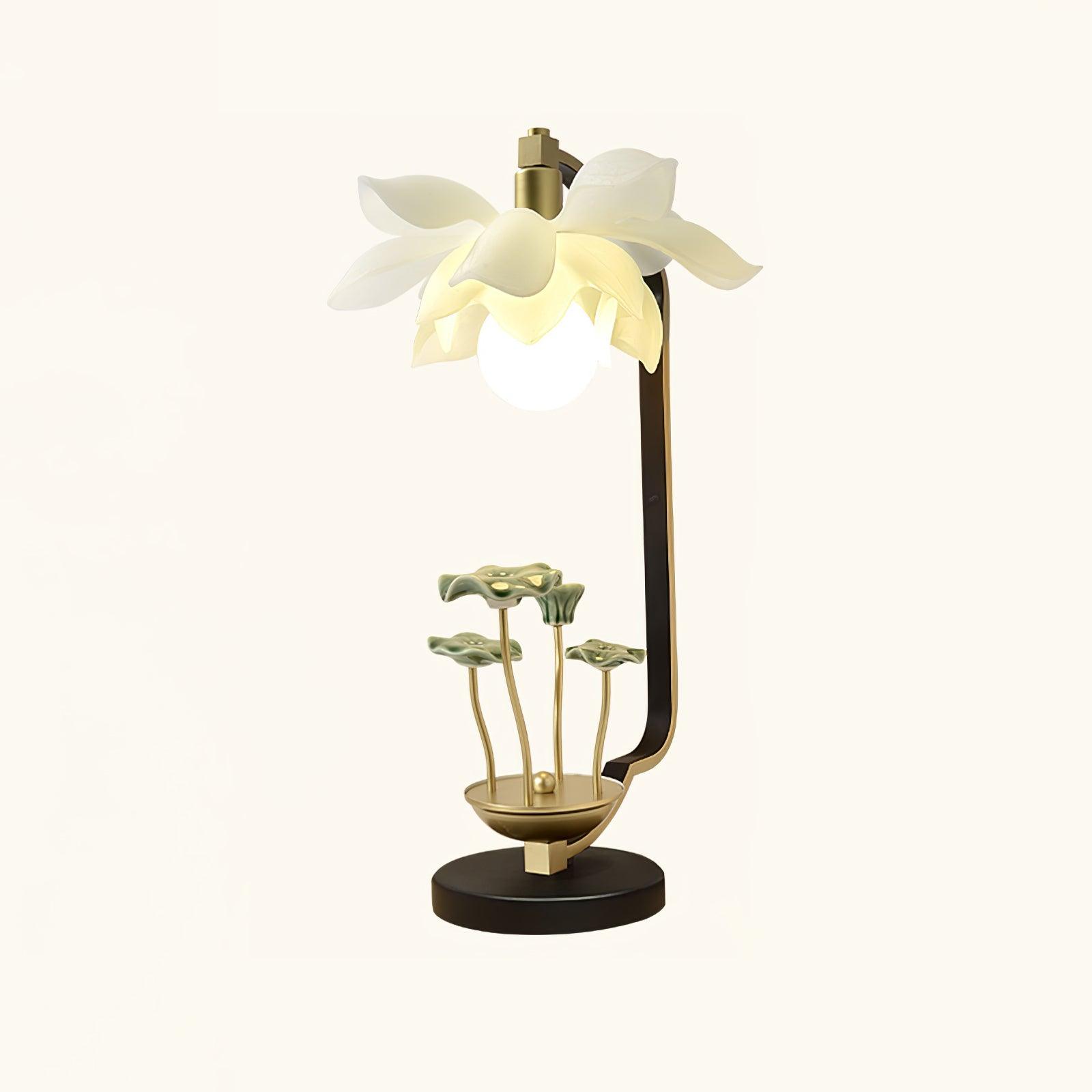 Olivia Natural Ceramics Table Lamp-Neutral Decor