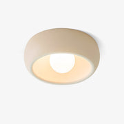 Talemu Modern Minimalist Round Glass Ceiling Light-Neutral Decor
