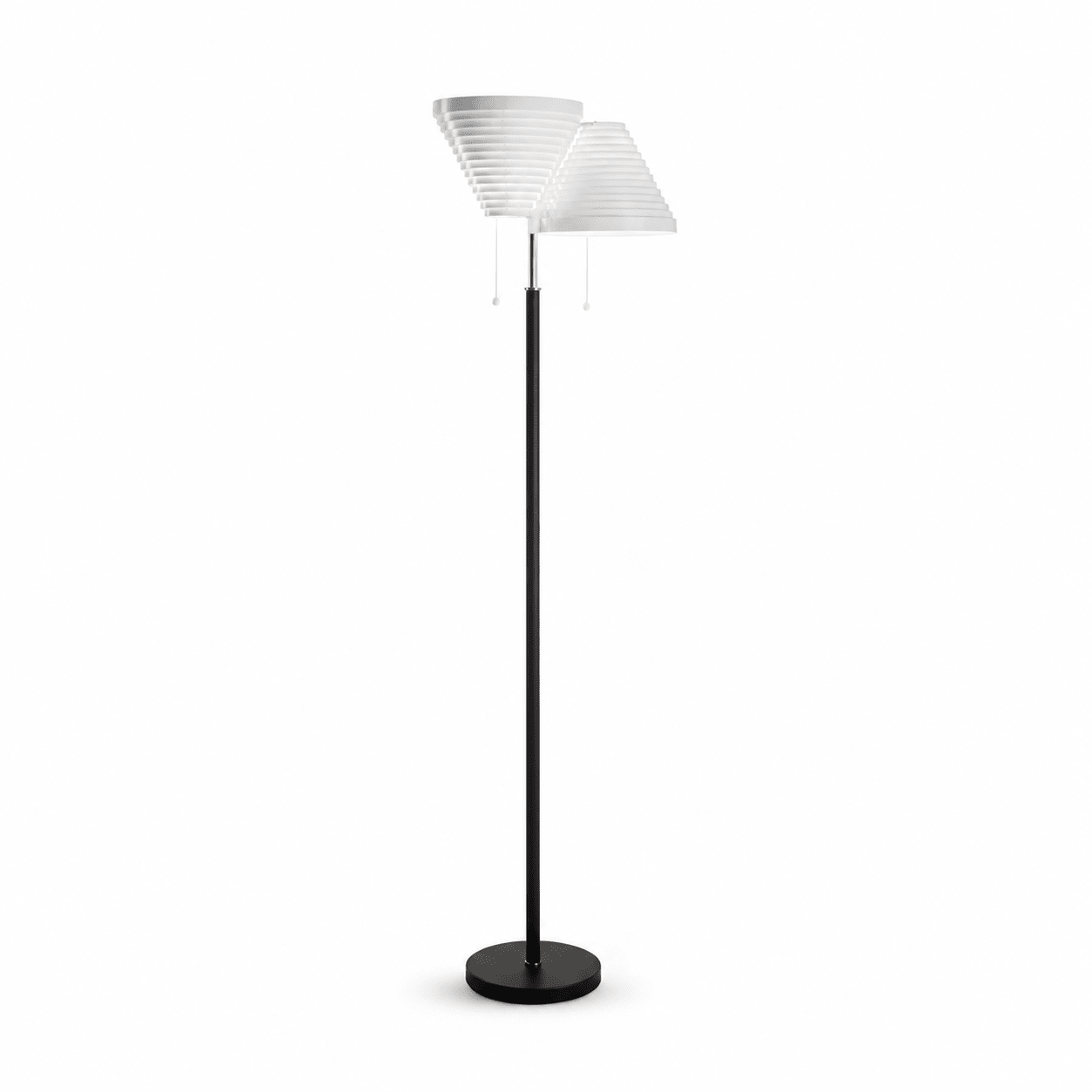 Louver Floor Lamp-Neutral Decor
