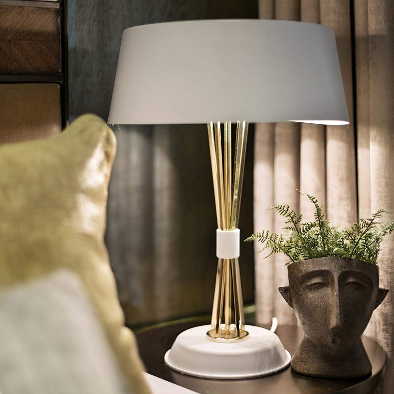 Maeve Clear Table Lamp-Neutral Decor
