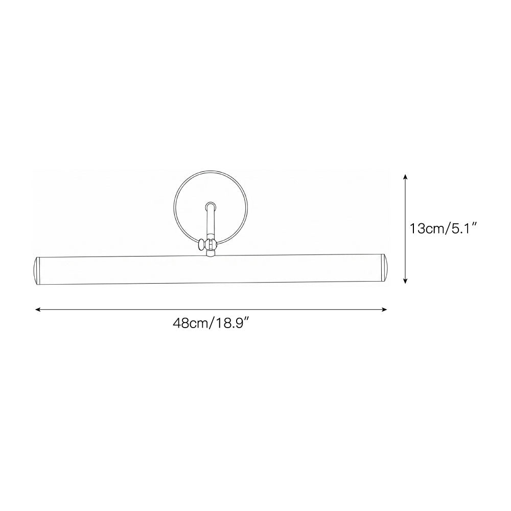 Close-up of the brushed brass finish on the Loxen Wall Sconce.