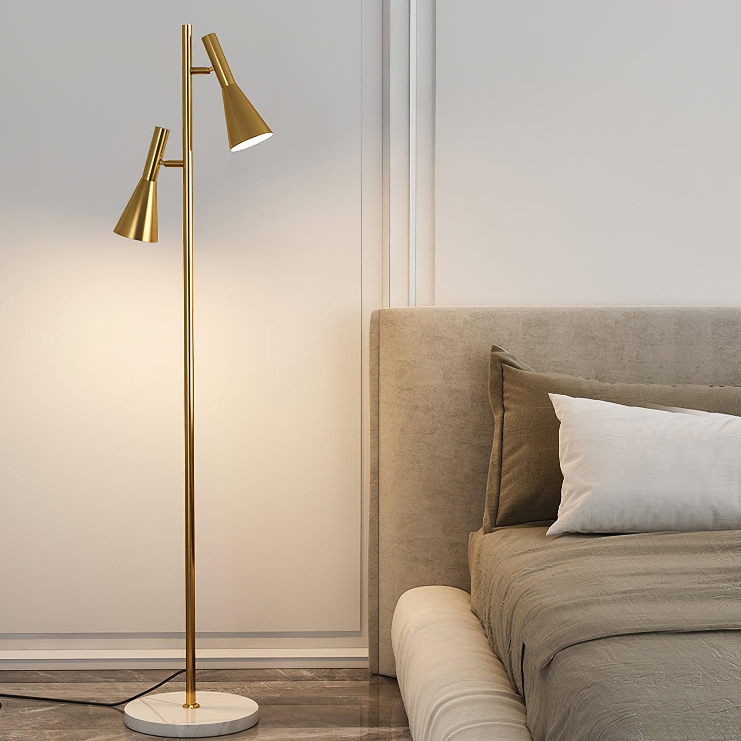 Aricel Marble Floor Lamp-Neutral Decor