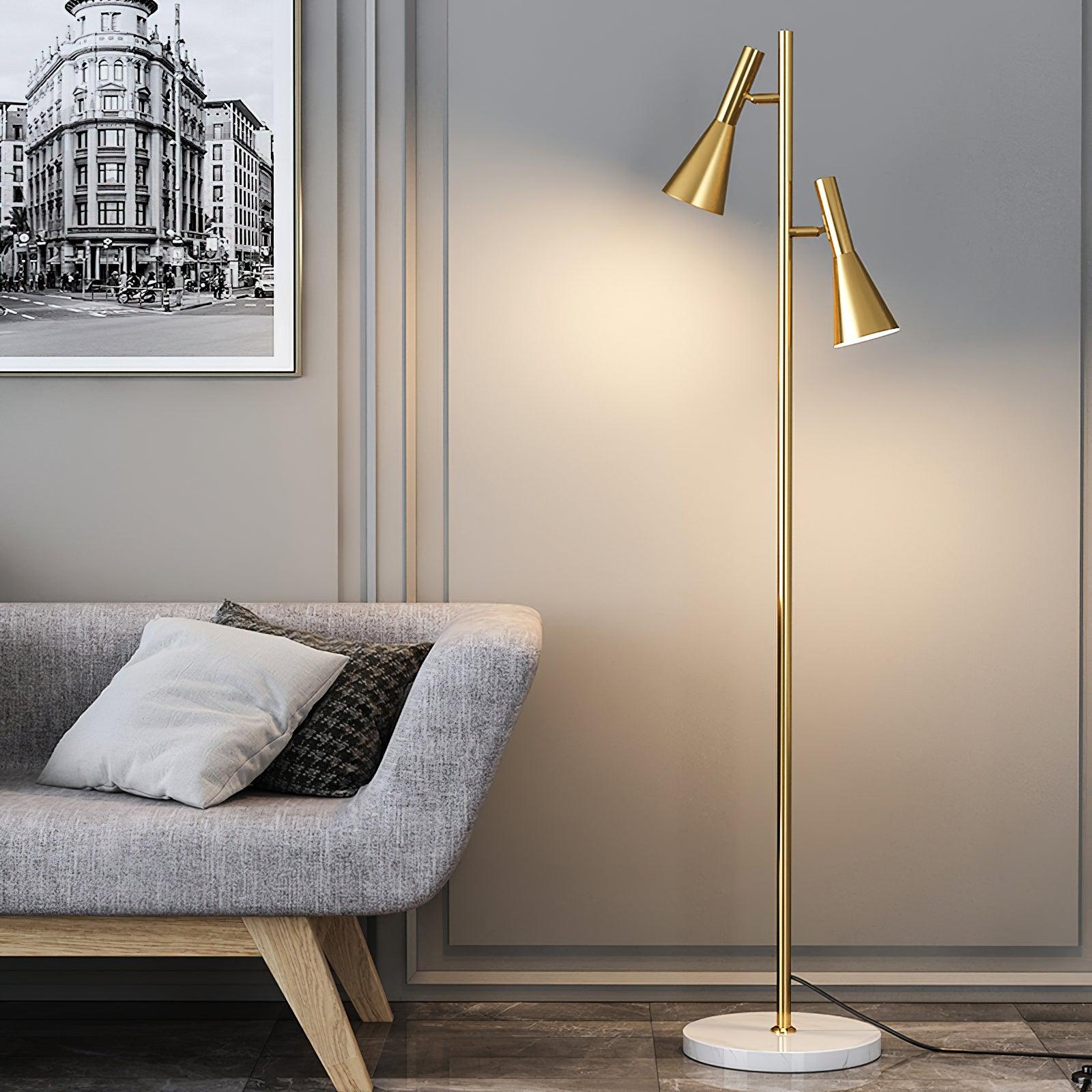 Aricel Marble Floor Lamp-Neutral Decor