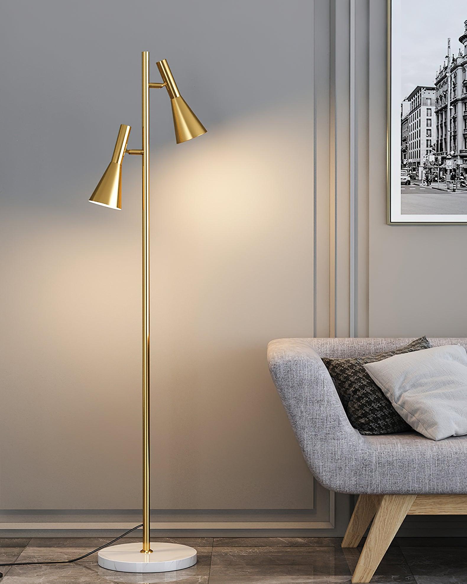 Aricel Marble Floor Lamp-Neutral Decor