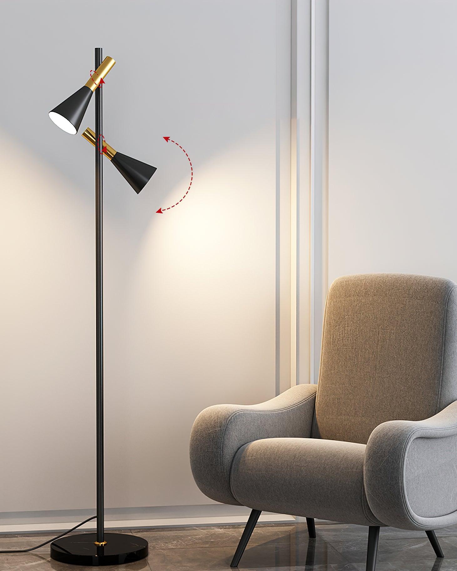 Aricel Marble Floor Lamp-Neutral Decor