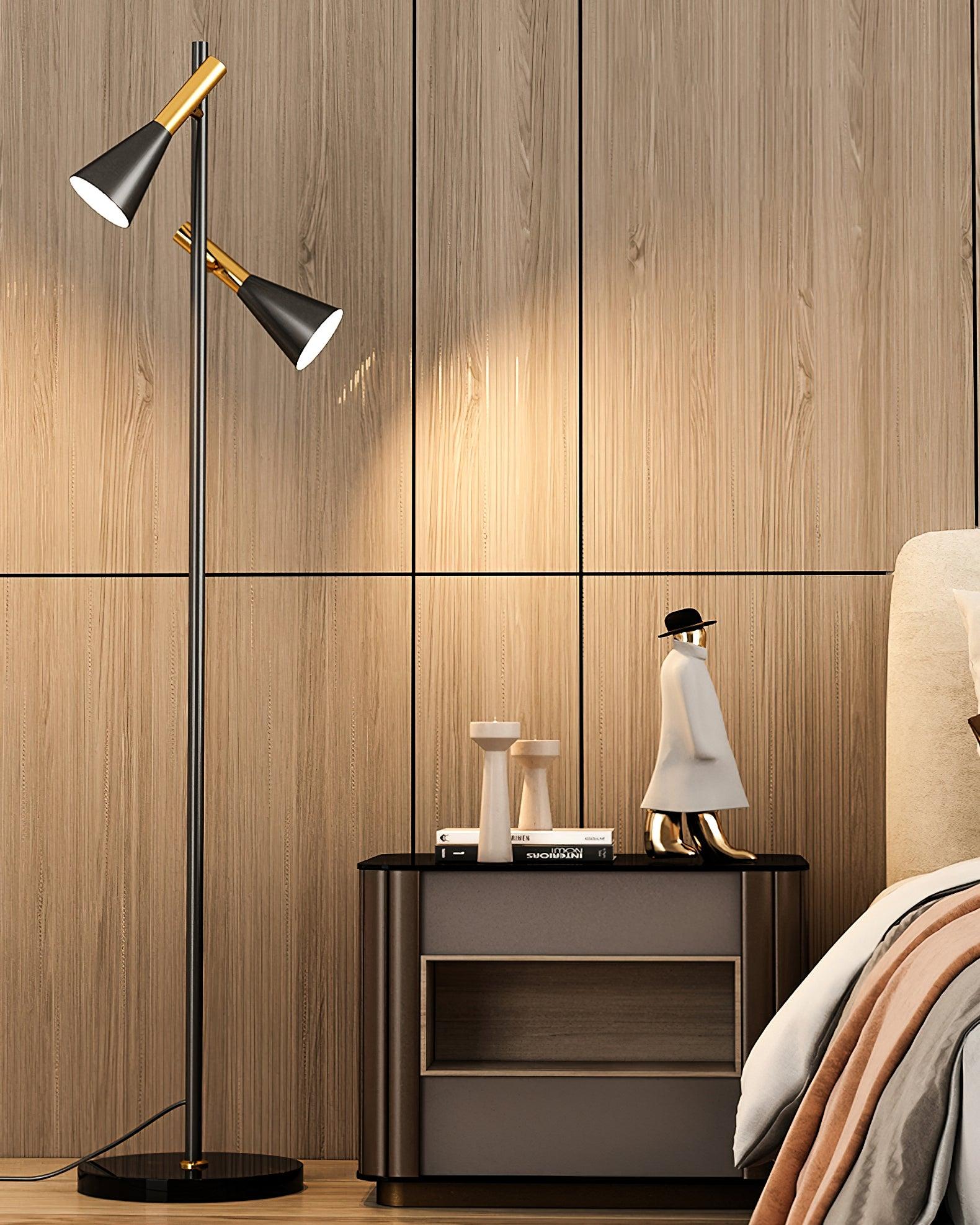 Aricel Marble Floor Lamp-Neutral Decor