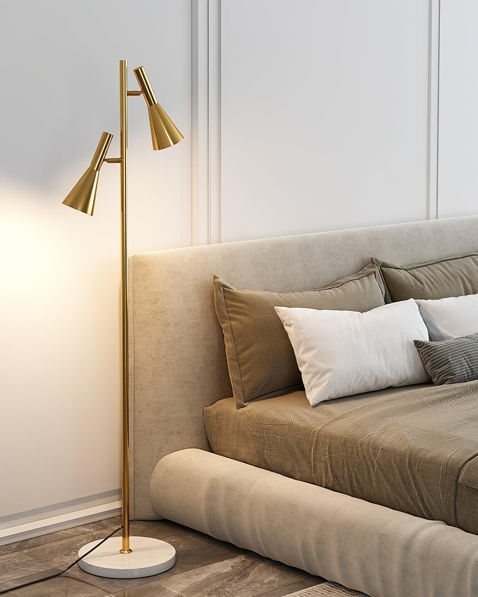 Aricel Marble Floor Lamp-Neutral Decor