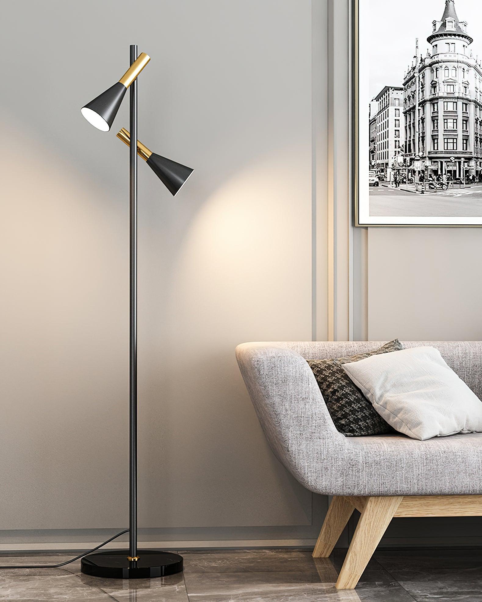 Aricel Marble Floor Lamp-Neutral Decor