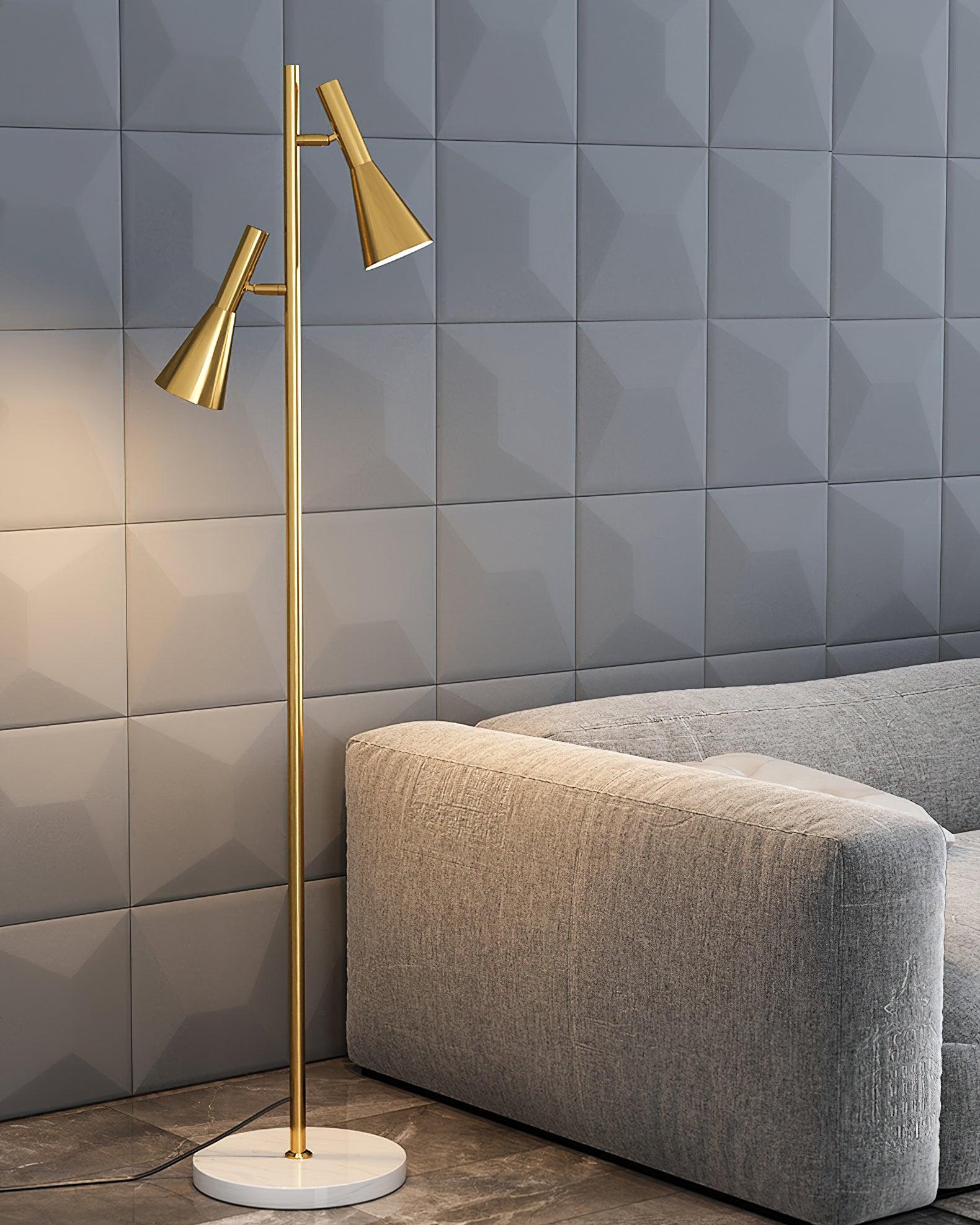 Aricel Marble Floor Lamp-Neutral Decor