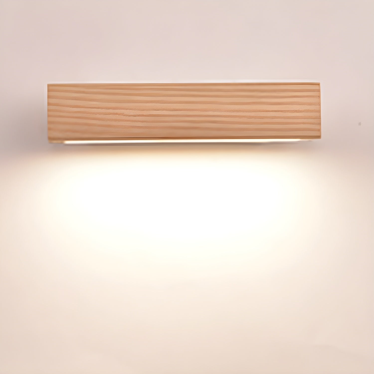 Nave Wood & Acrylic Wall Light-Neutral Decor