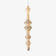Vozoryra Textured Paper Pendant Light-Neutral Decor