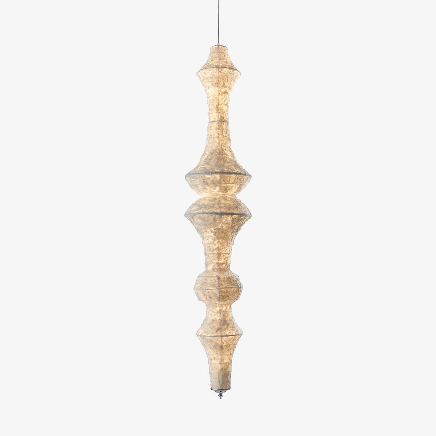 Vozoryra Textured Paper Pendant Light-Neutral Decor