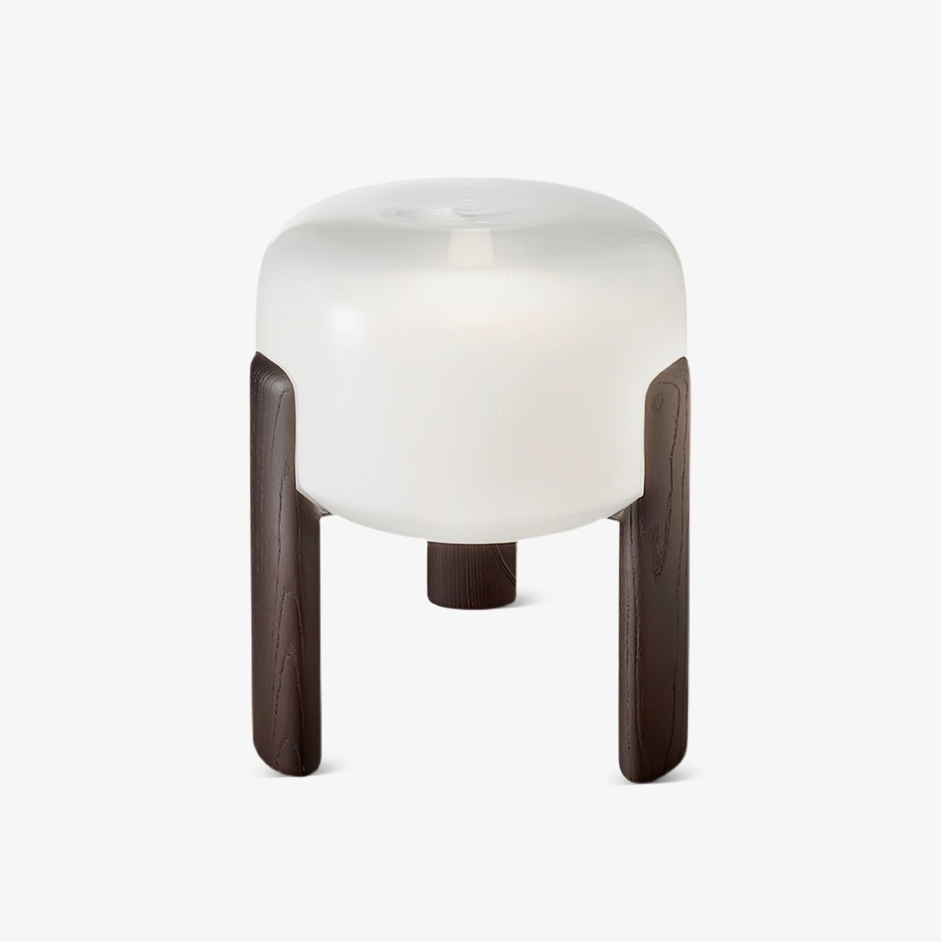 Elden Wood & Glass Table Lamp-Neutral Decor