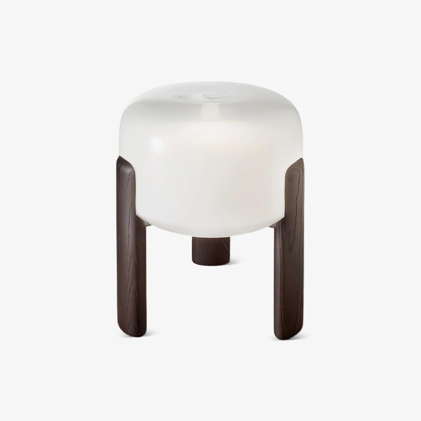 Elden Wood & Glass Table Lamp-Neutral Decor
