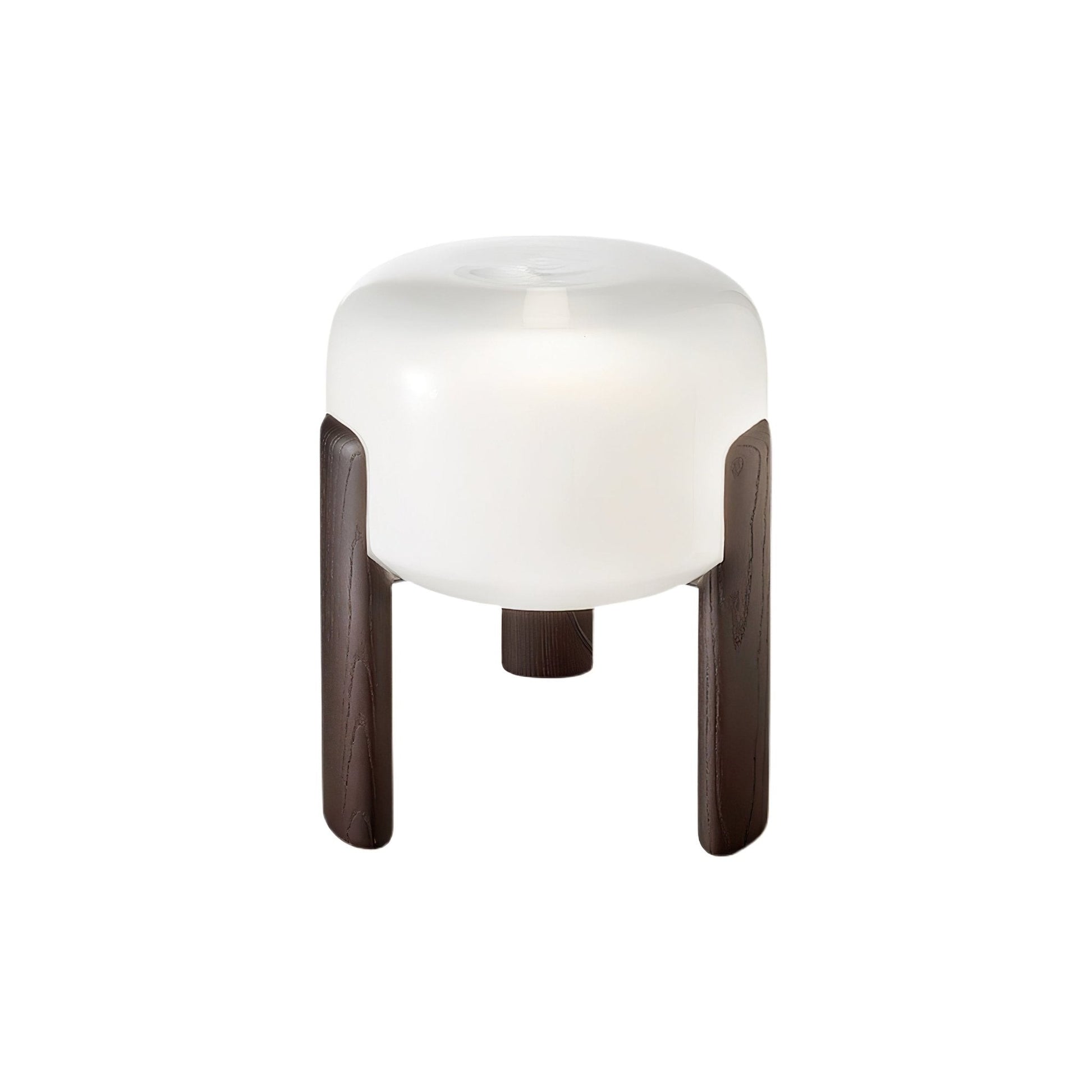 Elden Wood & Glass Table Lamp-Neutral Decor