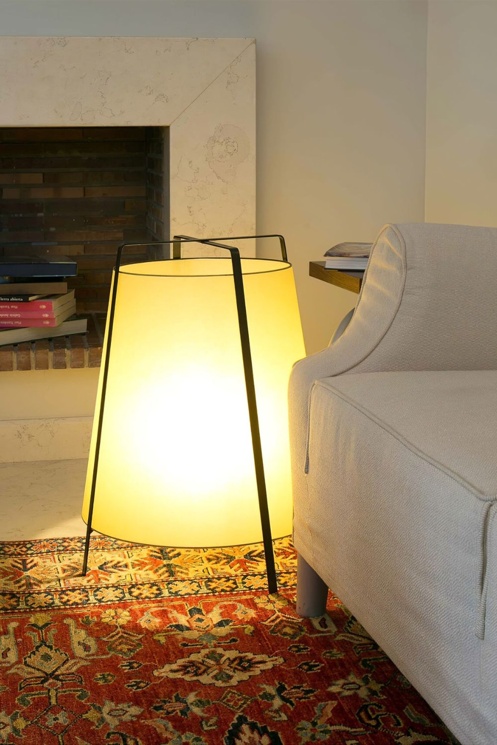 Zild Fabric Scandinavian Table Lamp-Neutral Decor