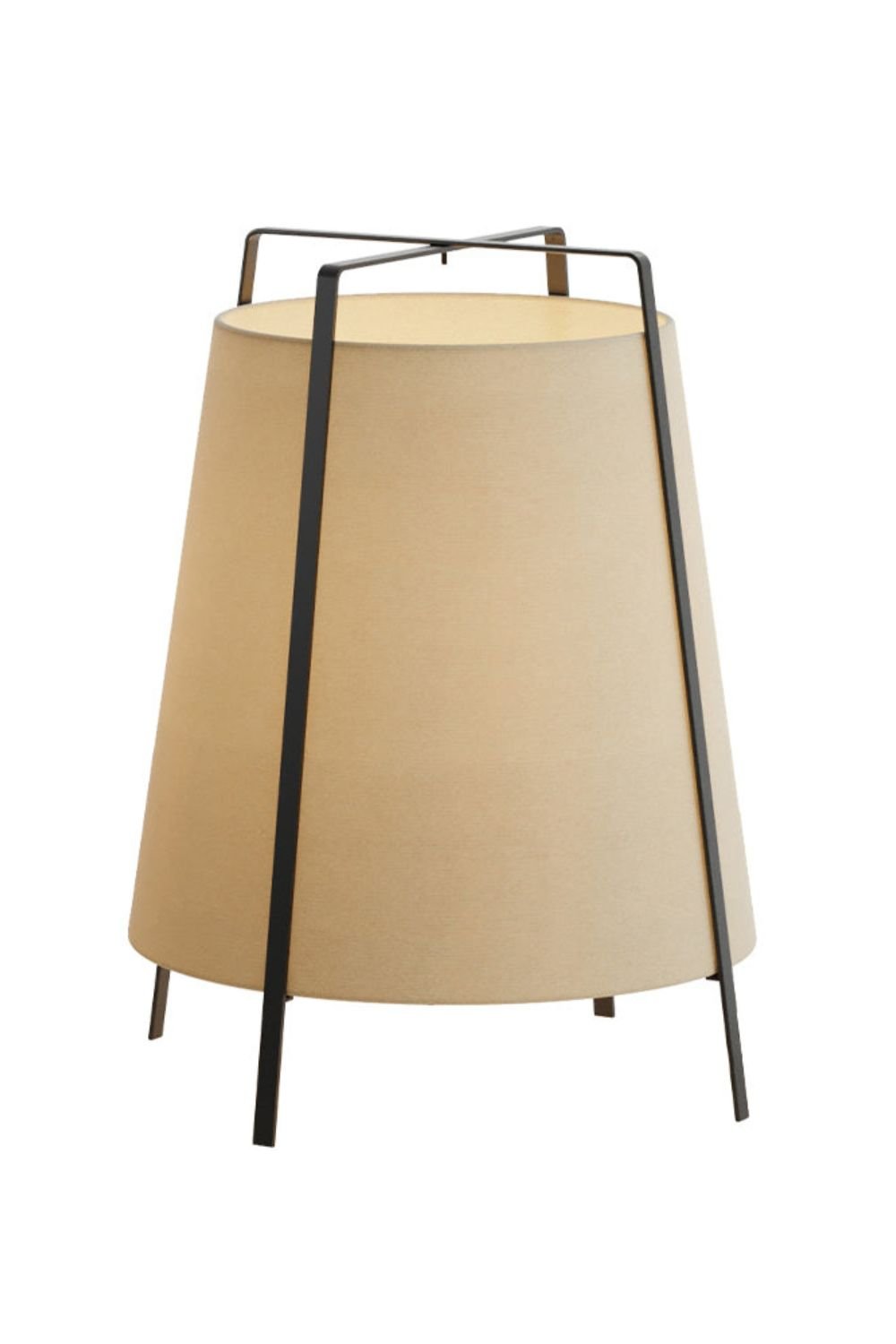 Zild Fabric Scandinavian Table Lamp-Neutral Decor