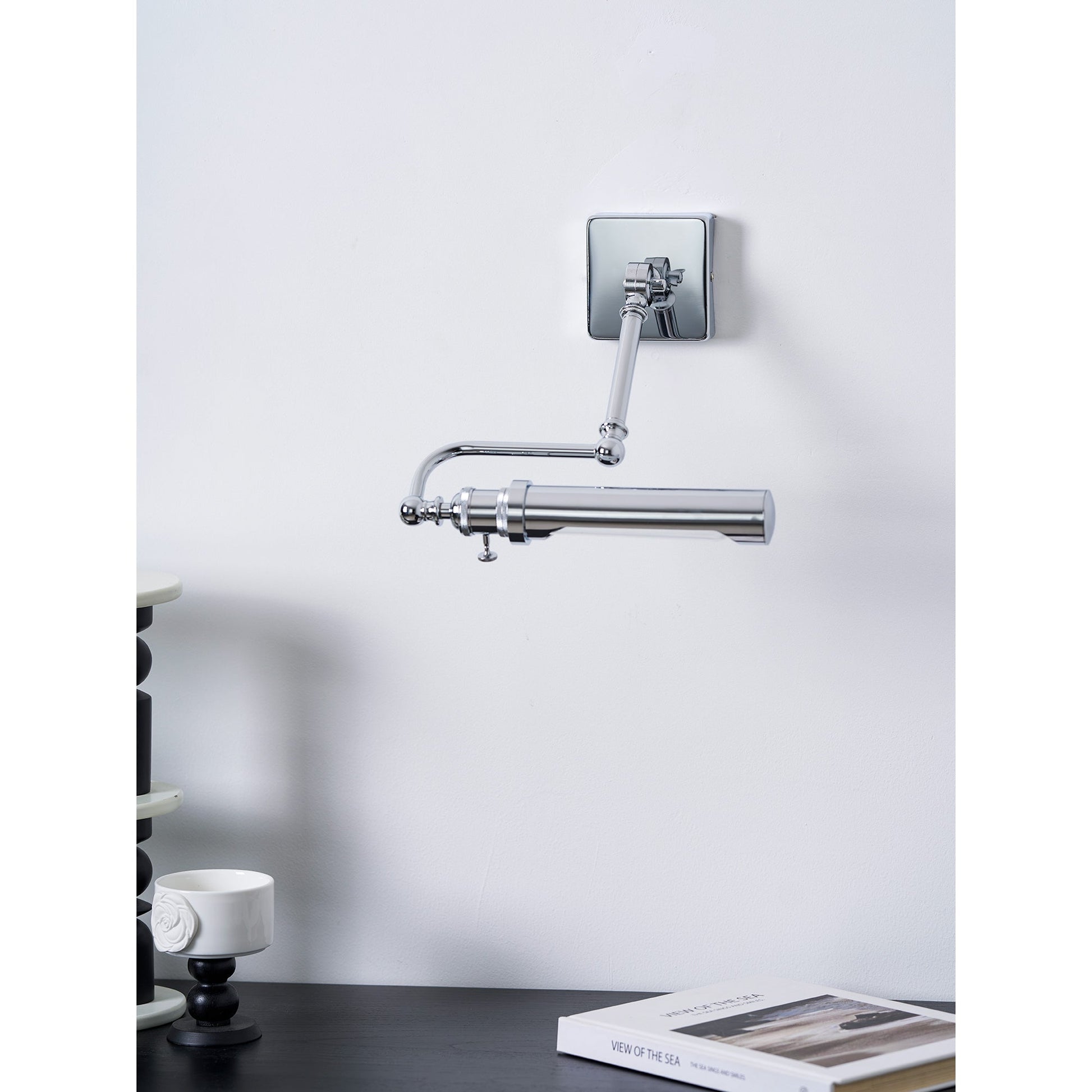 Another view of the swivel joint in a different position.