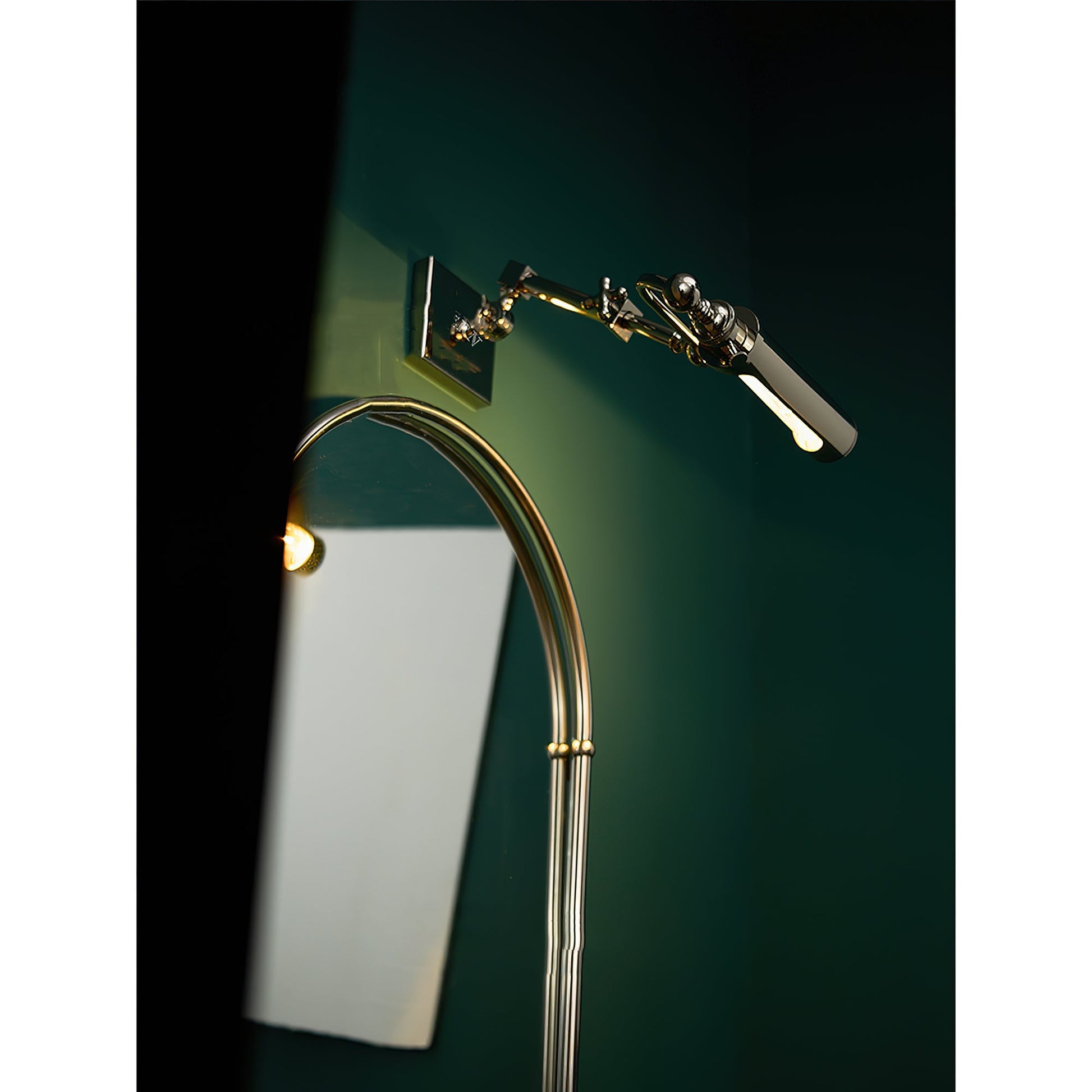 Luca Wall Lamp shown in a living room setting.