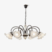 Umiron Gothic Iron Glass Chandelier-Neutral Decor