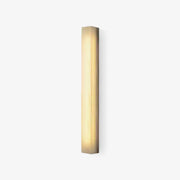 Irina Cylindrical Alabaster Wall Light-Neutral Decor