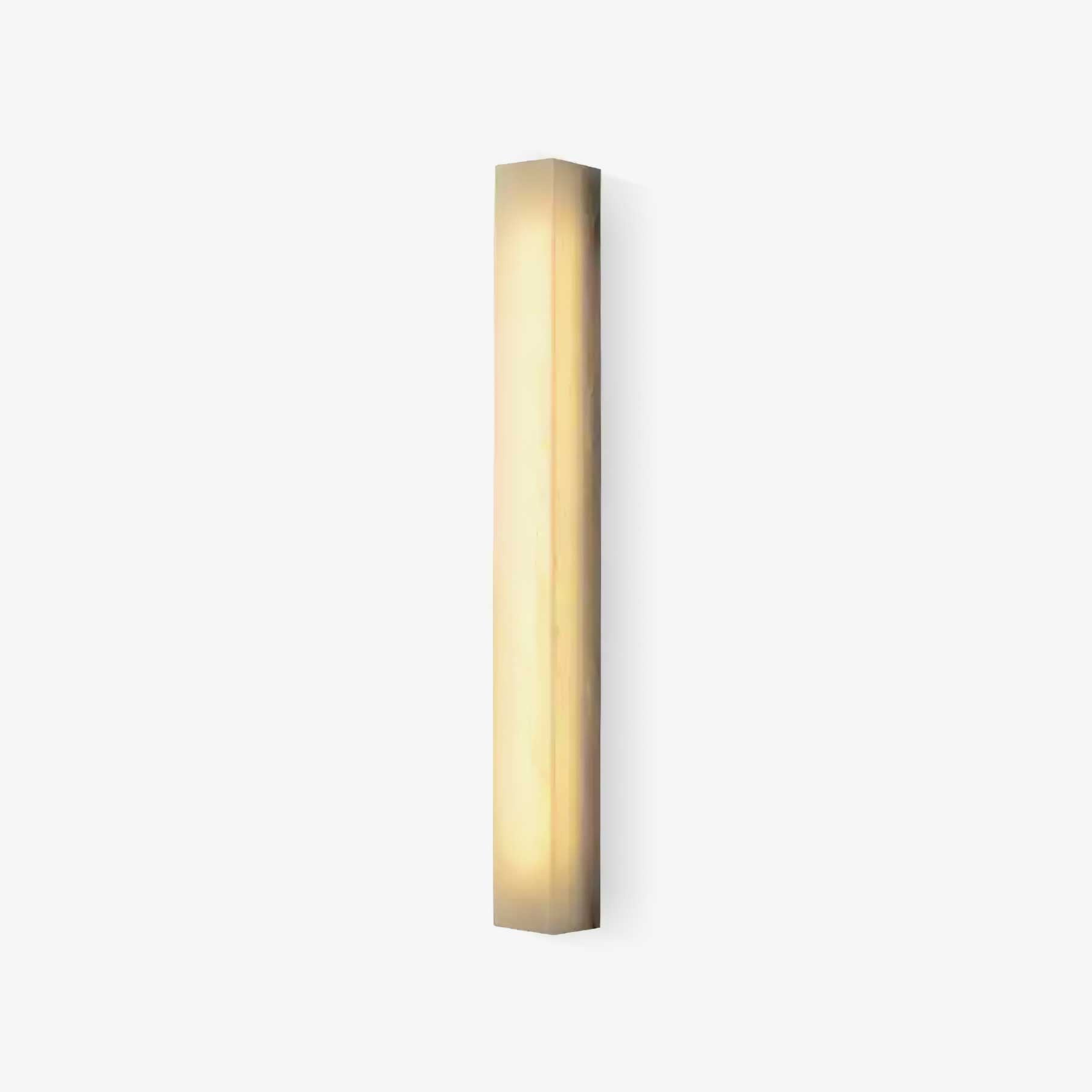 Irina Cylindrical Alabaster Wall Light-Neutral Decor