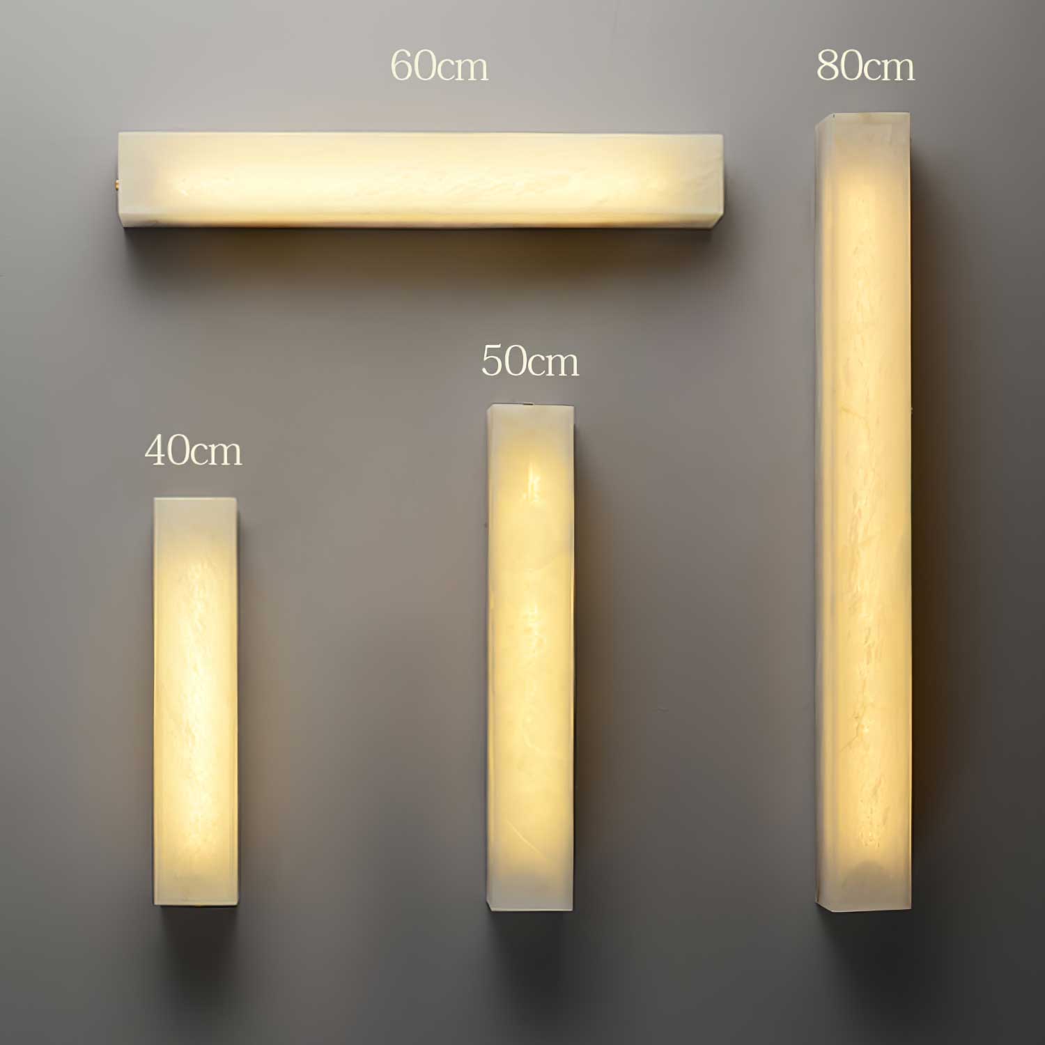 Irina Cylindrical Alabaster Wall Light-Neutral Decor