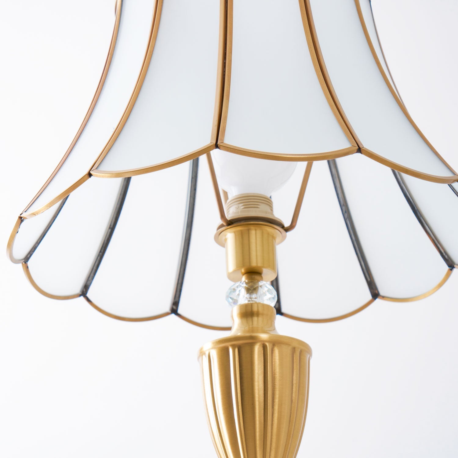 Covena Brass Luxury Floor Lamp-Neutral Decor