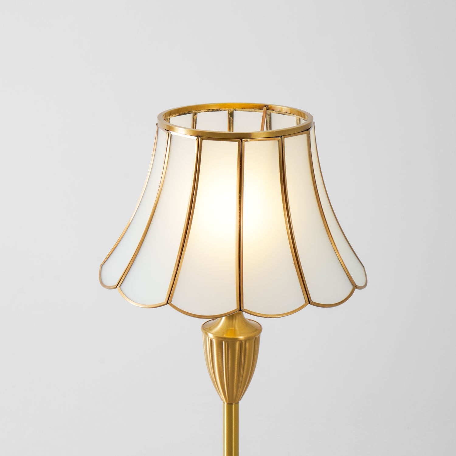 Covena Brass Luxury Floor Lamp-Neutral Decor