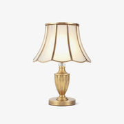 Valencia Brass & Glass Vintage Table Lamp-Neutral Decor