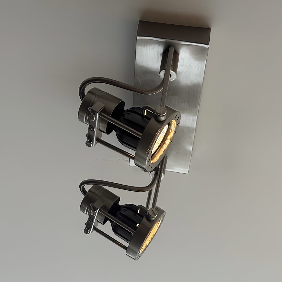 Detail shot of the metal body and GU10 socket housing.