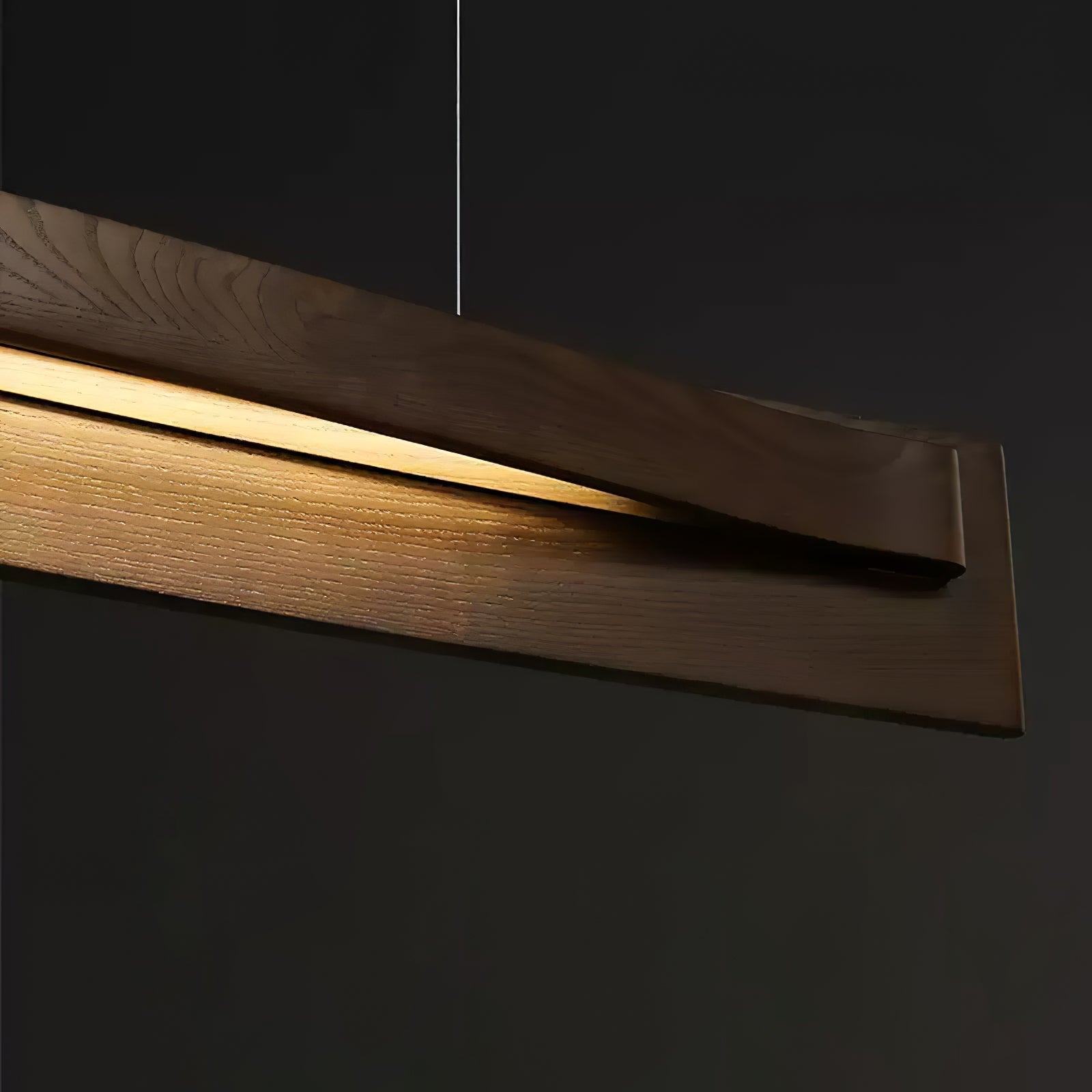 Zaraeyra Minimalist Wood Pendant Light-Neutral Decor