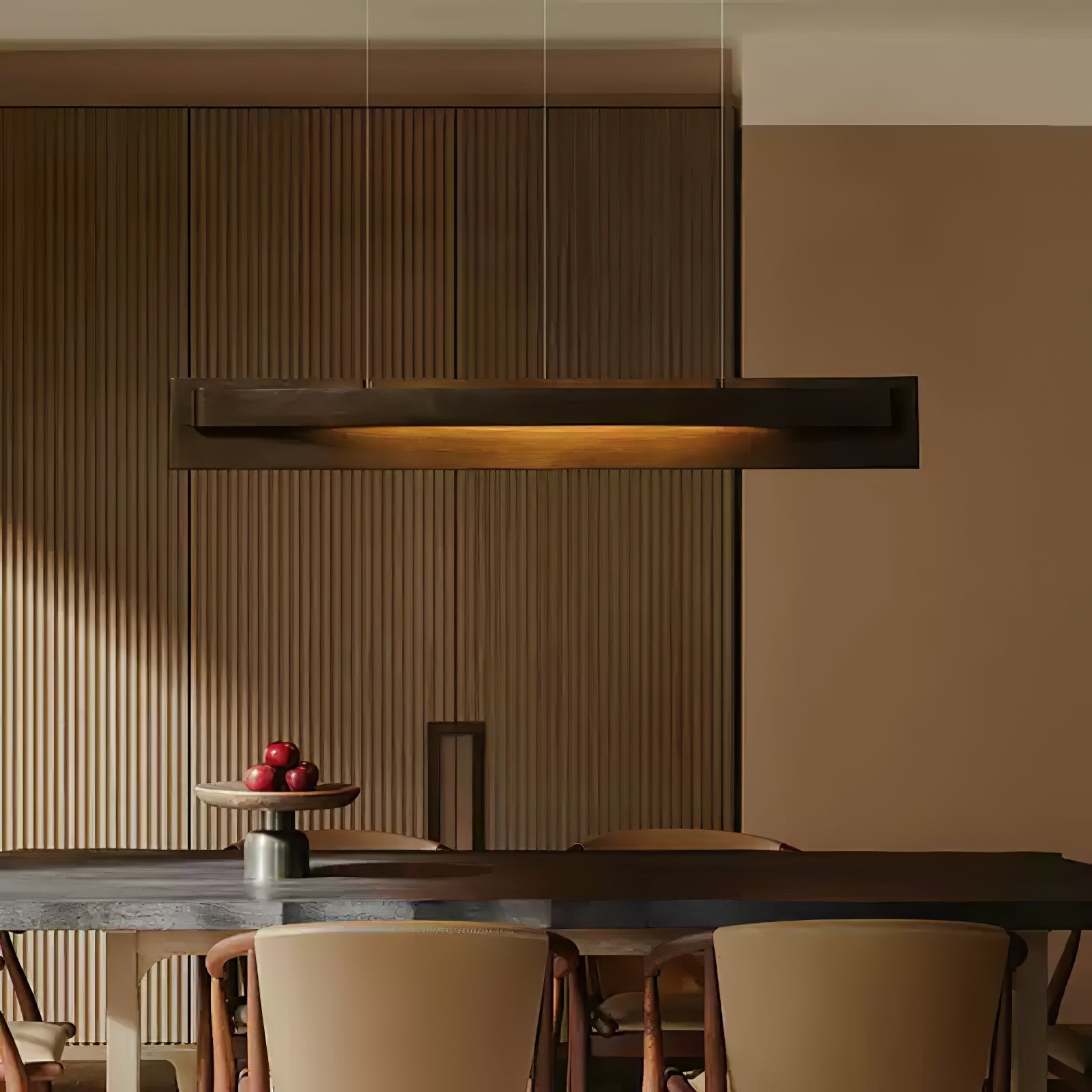 Zaraeyra Minimalist Wood Pendant Light-Neutral Decor