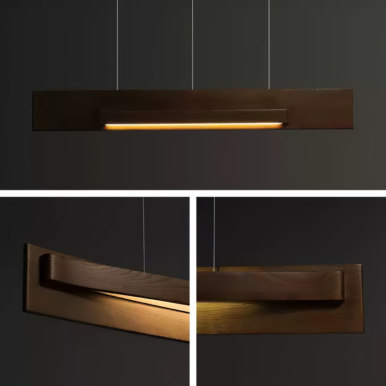 Zaraeyra Minimalist Wood Pendant Light-Neutral Decor