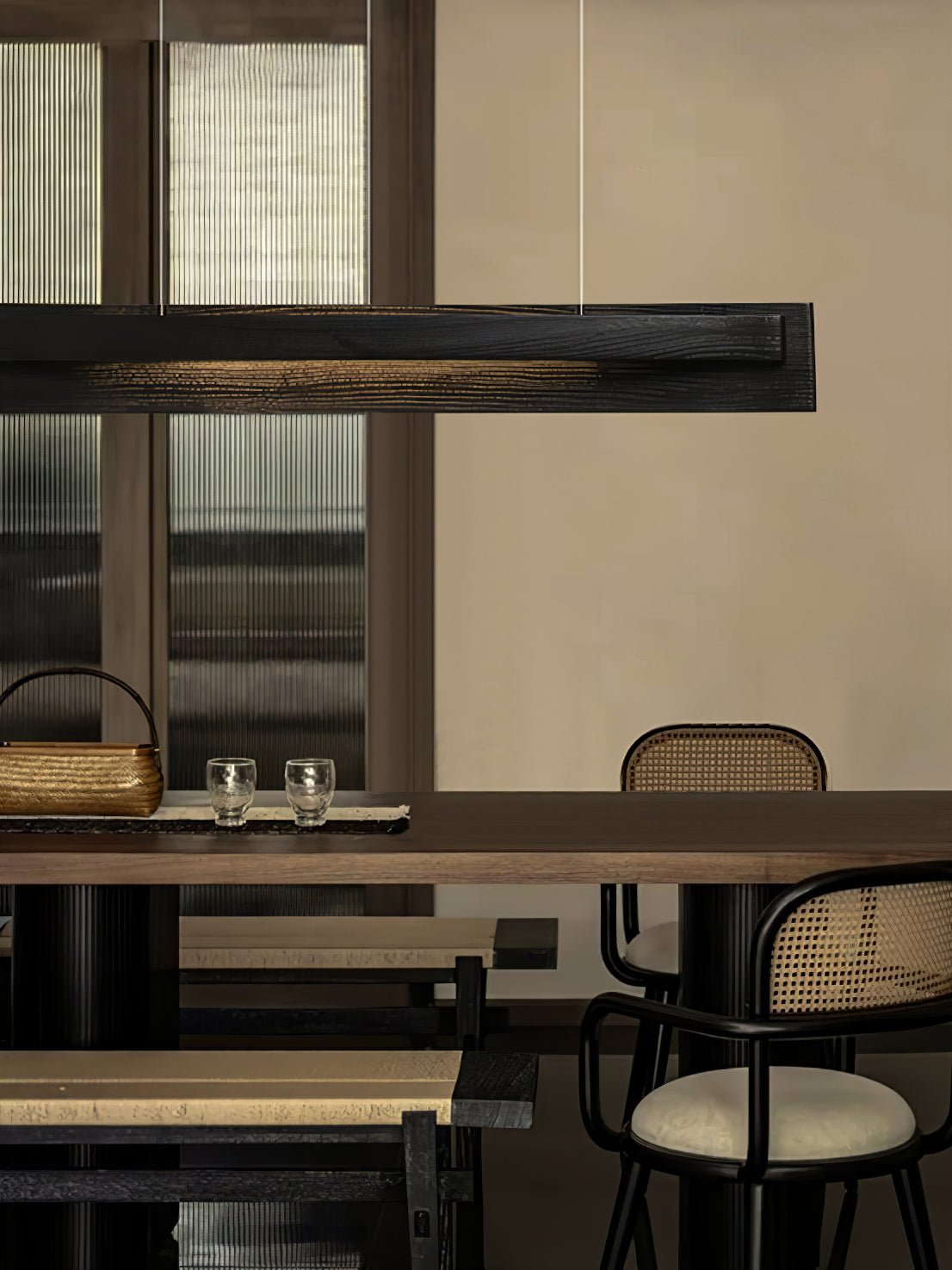Zaraeyra Minimalist Wood Pendant Light-Neutral Decor