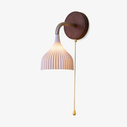 Cimararae Elegance Classic Wood Wall Lamp-Neutral Decor
