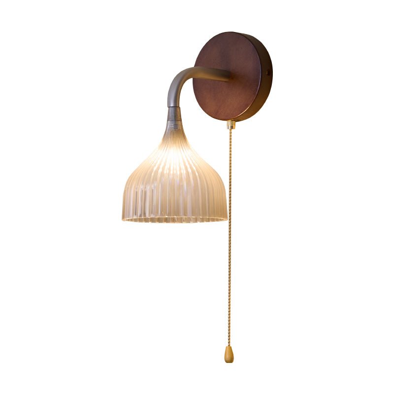 Cimararae Elegance Classic Wood Wall Lamp-Neutral Decor